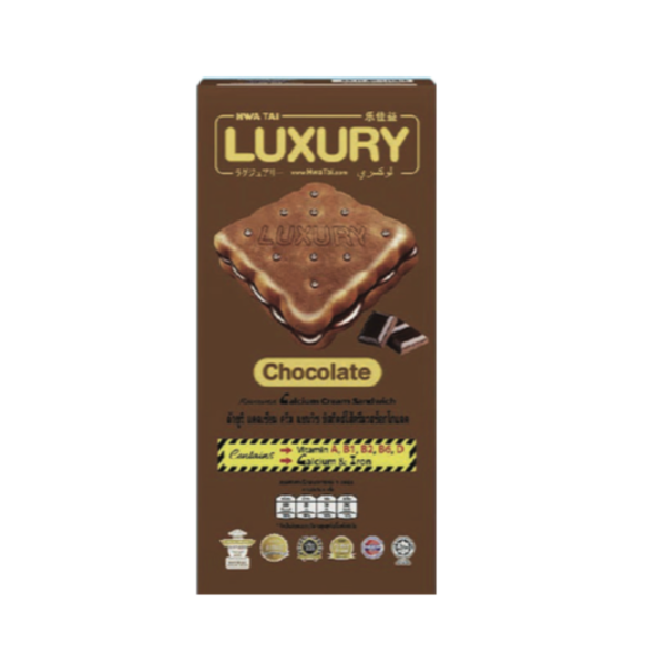 Hwa Tai Luxury Chocolate Calcium Cream Sandwich