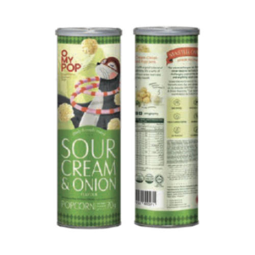 OMYPOP Sour Cream & Onion Popcorn
